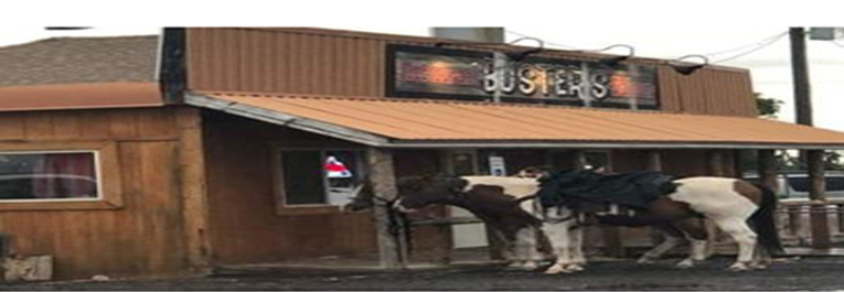 a picture of the outside of a buster's location